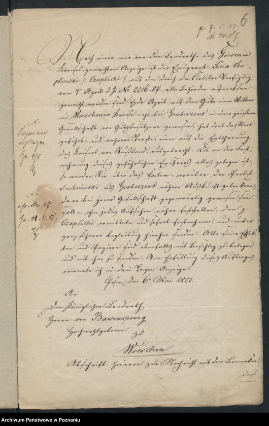 Obraz 11 z jednostki "A. betr. Felix Czaplicki /Emissär/ /Czapliński/"