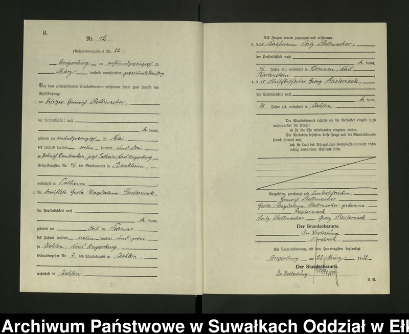 image.from.unit.number "[Heirats - Register (Neben - Register) Standesamt Angerburg einschl. der Bezirke, Gr. Strengeln, Prinowen und Kehlen Kreis Angerburg]"