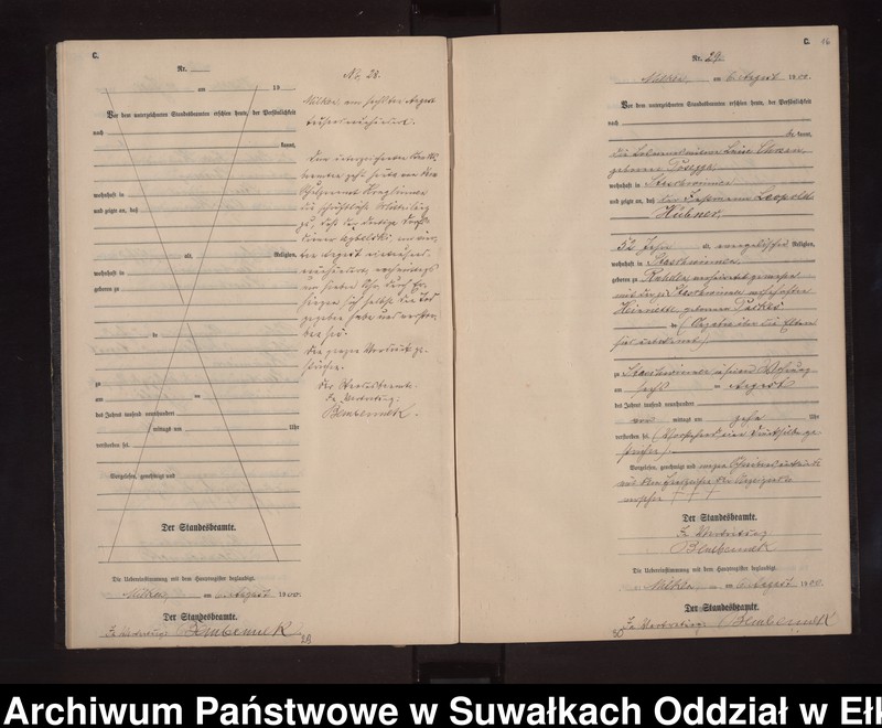 image.from.unit.number "Sterbe-Neben-Register des Preussischen Standes-Amtes Stasswinnen Kreis Lötzen"