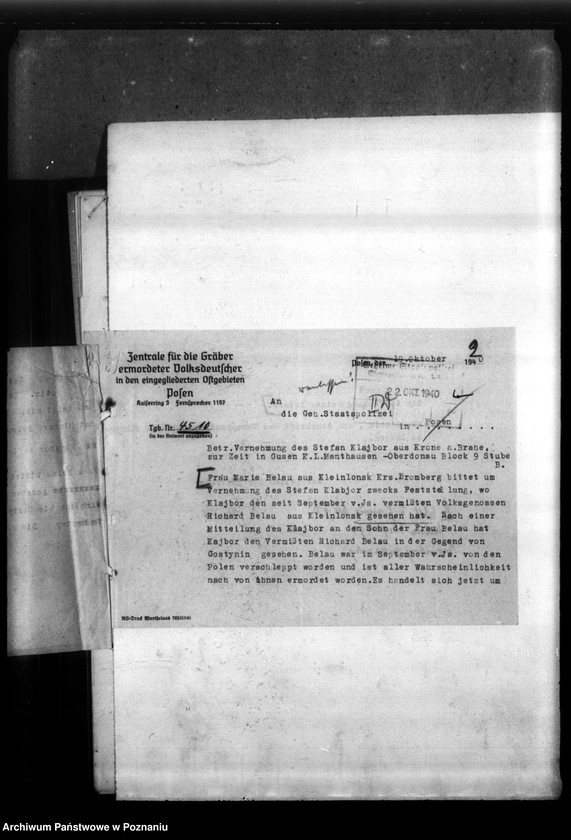 Obraz 5 z jednostki "Richard Belan aus Kleinlonsk, Kreis Bromberg (Bydgoszcz)"