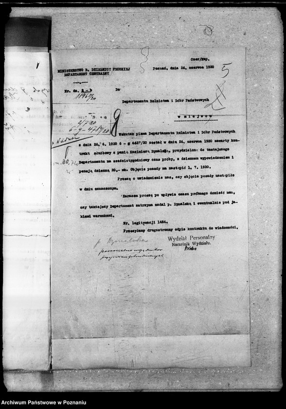 Obraz 9 z jednostki "Sprawy Osobowe personalne urzędników przejściowych"