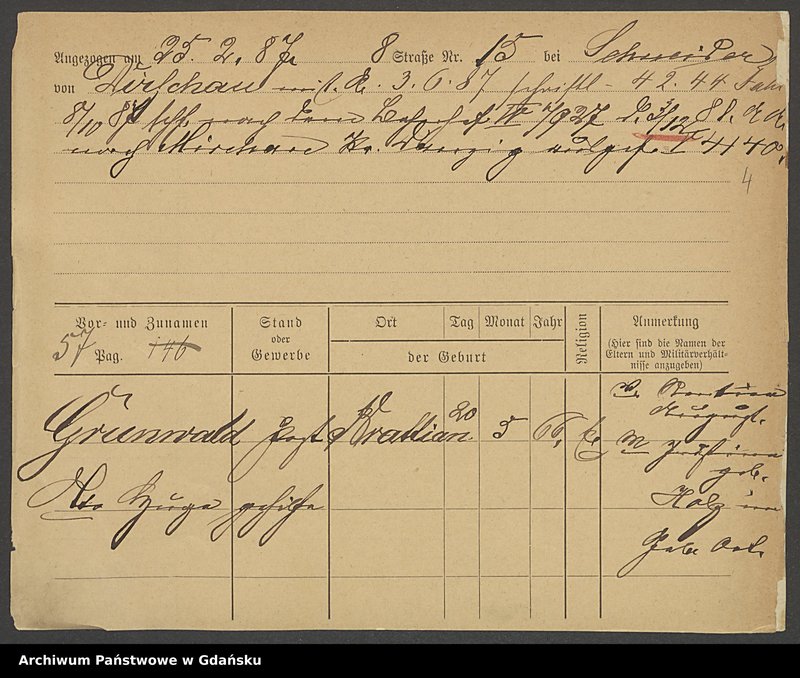 image.from.unit.number "Karty meldunkowe: Grunwald O. - Günther C."