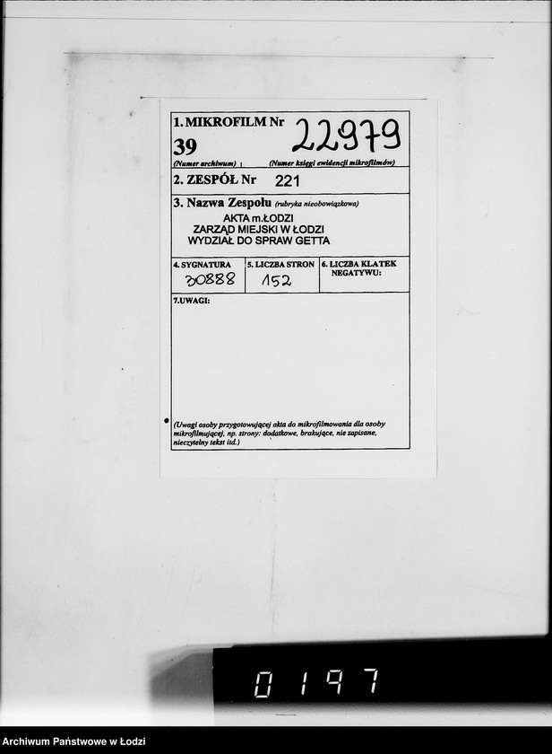 Obraz 2 z jednostki "Warenverwertung am Lager 99. [Aufträge] 7601-7640"