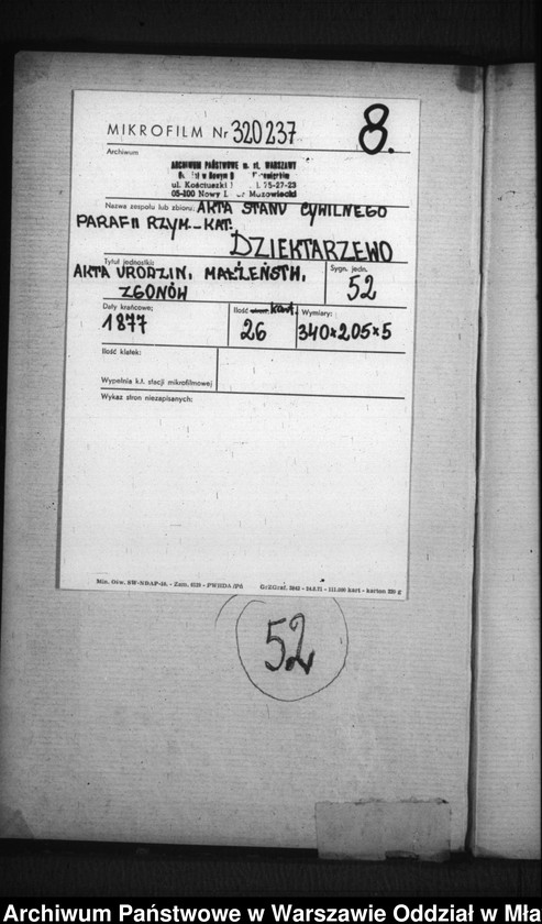image.from.unit.number "Akta urodzeń, małżeństw, zgonów"