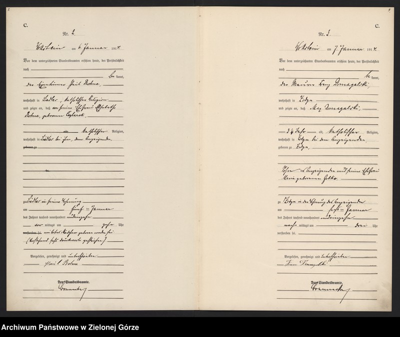 Obraz 4 z jednostki "[Księga zgonów- Wolsztyn wieś]"