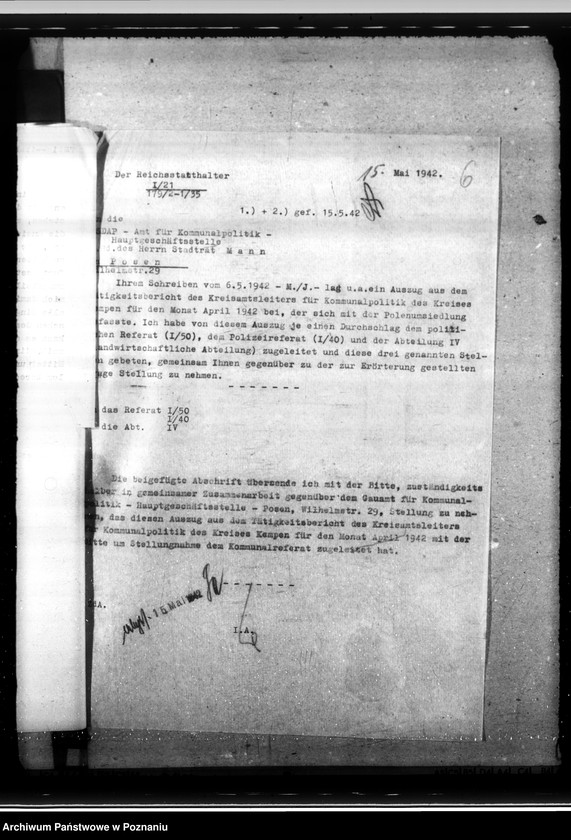 Obraz 10 z jednostki "Finanzpolitik des Landrats in Kempen (Kępno)"