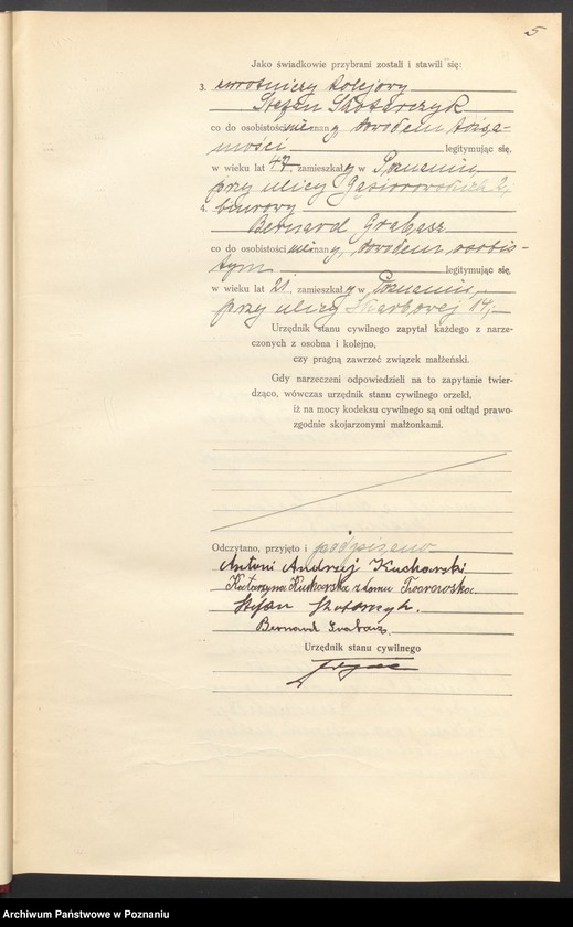 Obraz 6 z jednostki "Księga miejscowa małżeństw tom I [Rejestr główny małżeństw]"
