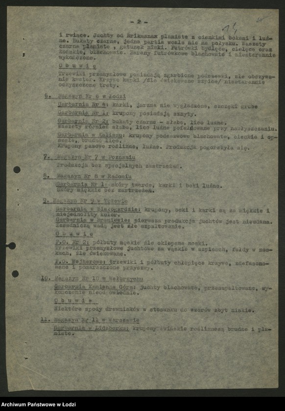 Obraz 15 z jednostki "Centrala Zbytu Przemysłu Skórzanego; protokół [narady], [sprawozdania z produkcji]"
