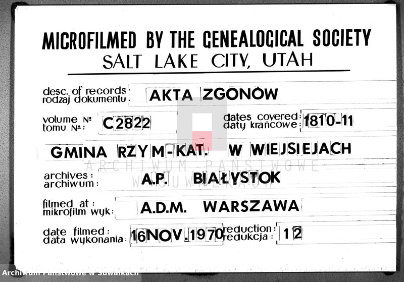 image.from.unit.number "Akta zeszłych gminy wieysieyskiey od 1-go maja 1810"