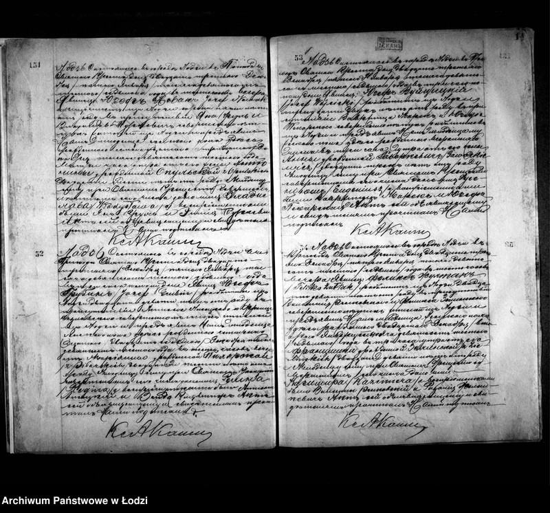 Obraz 19 z jednostki "Akta zbiorowe do akt urodzeń i małżeństw"