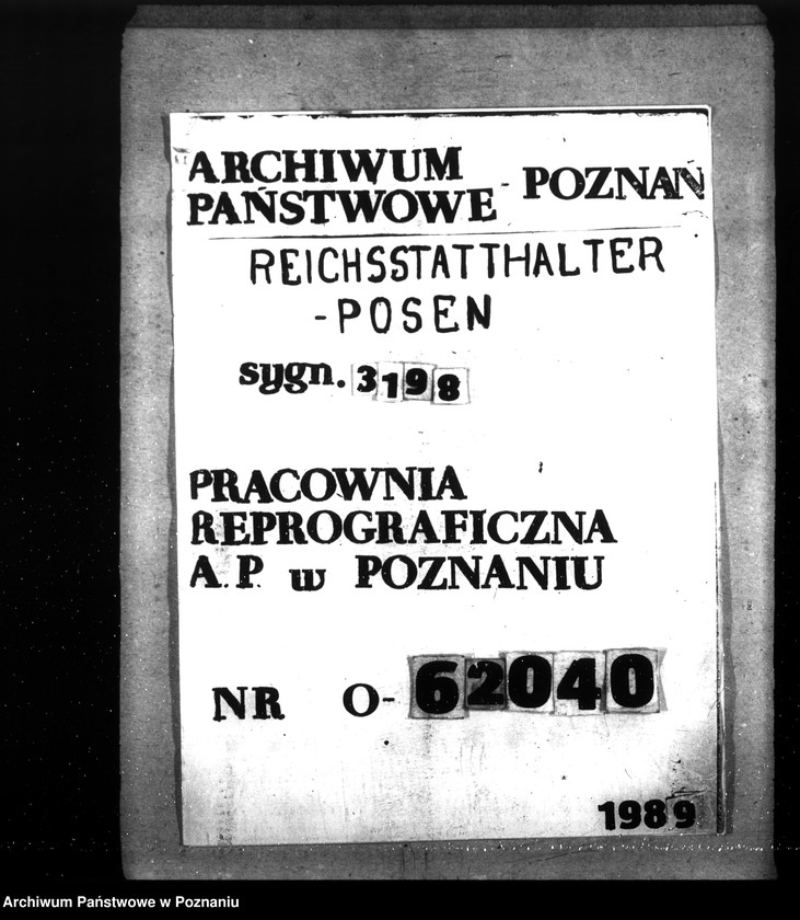 Obraz 1 z jednostki "Organisation und Aufgabenbereich des Wohnungs - und Siedlugsamts"