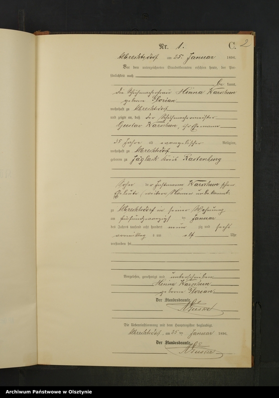 image.from.unit.number "Sterbe-Neben-Register Nr 1 - 23"