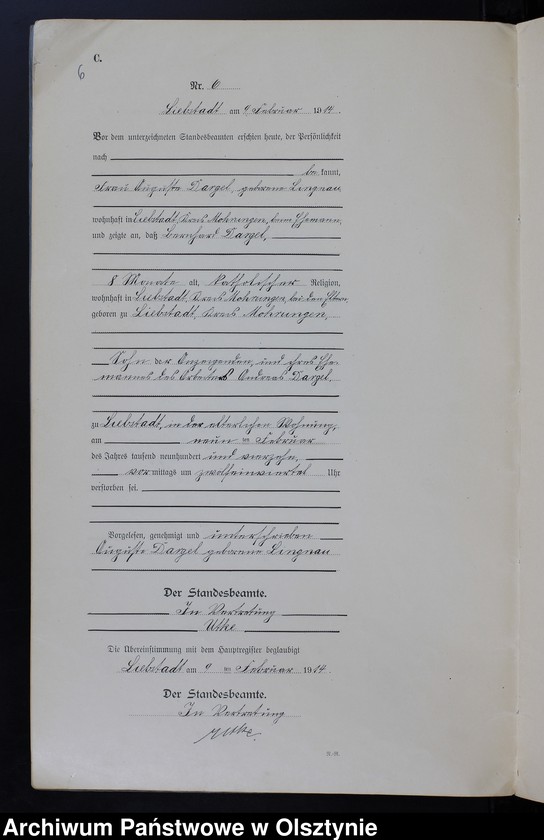 image.from.unit.number "Sterbe-Neben-Register Nr 1 - 62"