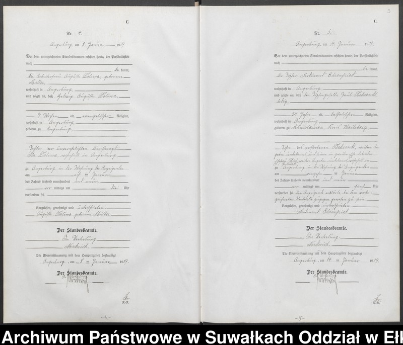 image.from.unit.number "[Sterbe-Neben-Register des Preussisches Standes-Amtes Angerburg Kreis Angerburg]"