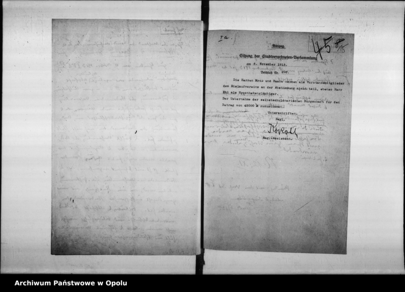 Obraz 13 z jednostki "Erledigte Bürgschaften. Bürgschaftssache Eislauf - Verein Bürgschaftssache Bauunternehmungsverein"