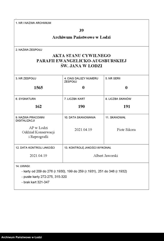 Obraz 1 z jednostki "Akta zgonów"