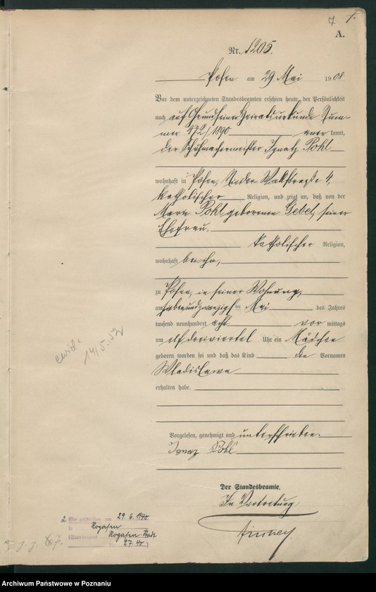 image.from.unit.number "Księga miejscowa urodzeń tom III [Rejestr główny urodzeń]"