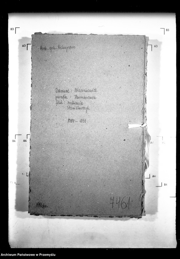 image.from.unit.number "[Kopie ksiąg metrykalnych parafii Hermanowice z filiami Malhowice, Stanisławczyk (dekanat Niżankowice)]"