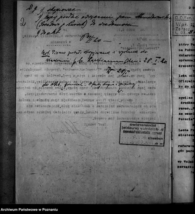 Obraz 6 z jednostki "Sprawy szczegółowo-administracyjne Pługi parowe - [i motorowe]"