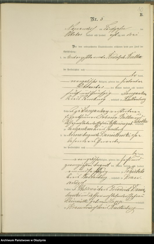 image.from.unit.number "Heiraths-Neben-Register Nr 1 - 9"
