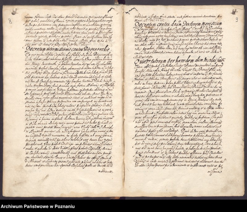 Obraz 8 z jednostki "Acta coram spectabili consulatu praesidentibus in officio seu iudicio ...consulibus."