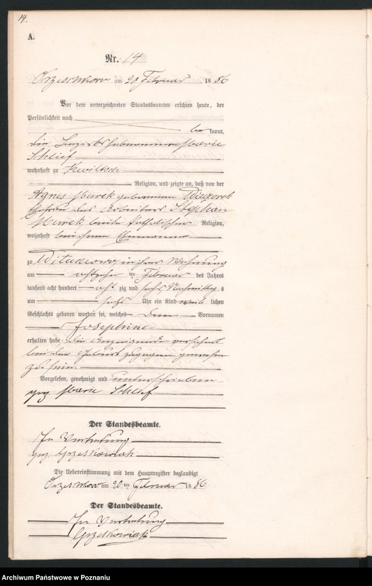 Obraz 17 z jednostki "Księga urodzeń"