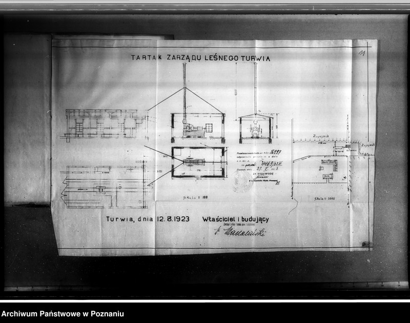 Obraz 15 z jednostki "Tartak Zarządu Leśnego w Turwi, pow. kościański, nr woj. kotła 166"