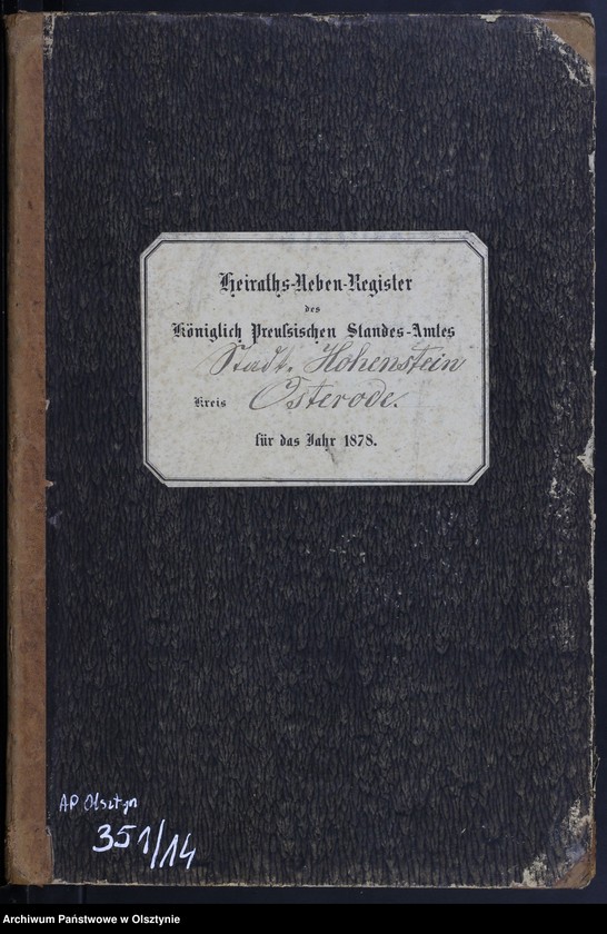 image.from.unit.number "Heiraths-Neben-Register Nr 1 - 16"