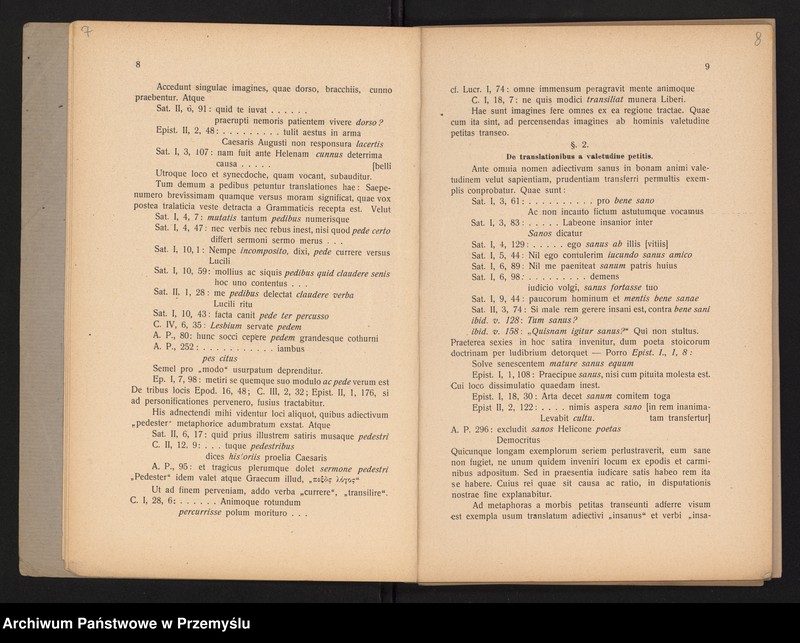 image.from.unit.number "Sprawozdanie Dyrekcji c.k. Gimnazjum Wyższego w Brzeżanach za rok szkolny 1908/9"