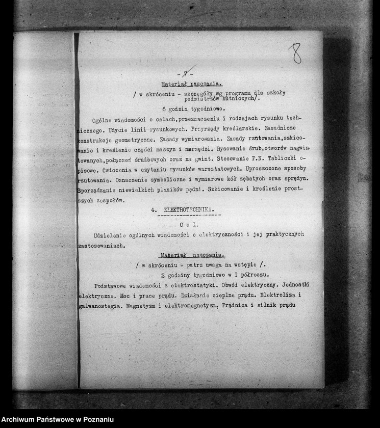 Obraz 11 z jednostki "Programy kursów zawodowych Służby Młodych Obozu Zjednoczenia Narodowego"