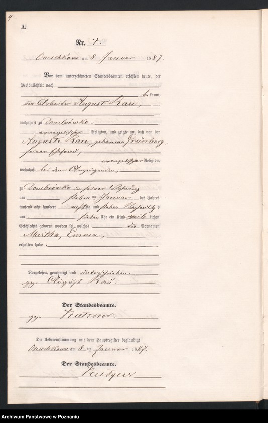 Obraz 7 z jednostki "Księga urodzeń"