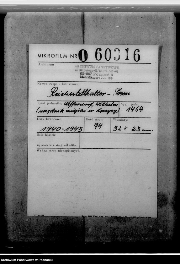 Obraz 2 z jednostki "Nefferdorf, Wilhelm - urzędnik miejski w Łęczycy"