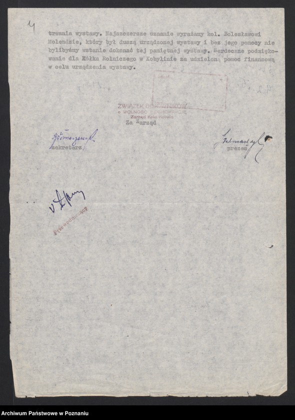 Obraz 15 z jednostki "Popularyzacja postępowych tradycji walk o narodowe i społeczne wyzwolenie. /Obchody rocznic, wystawy, referaty okolicznościowe, spotkania, sesje popularno - naukowe, konkursy/."