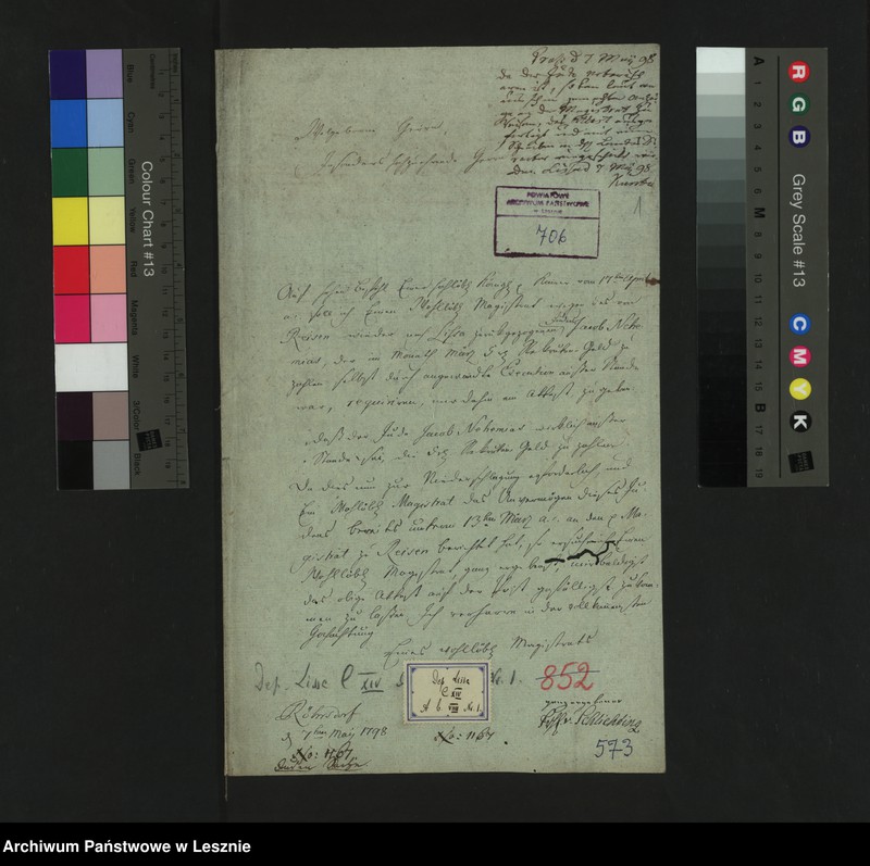 Obraz 3 z jednostki "[Eintreibung von Rekrutengeldern auf Antrag des Landrats von Schlichting]"