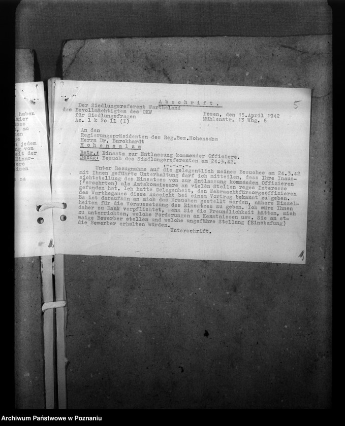 Obraz 9 z jednostki "Einsatz zur Entlassung kommender Offiziere"