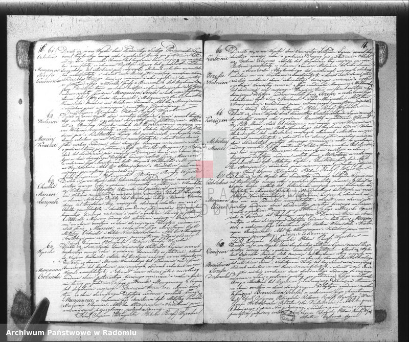 Obraz 11 z jednostki "[Duplikat Parafii Wysoka w powiecie Szydłowieckim Obwodzie Opoczyńskim] Gubernij Sandomierskiej na rok 1838 sporządzona"