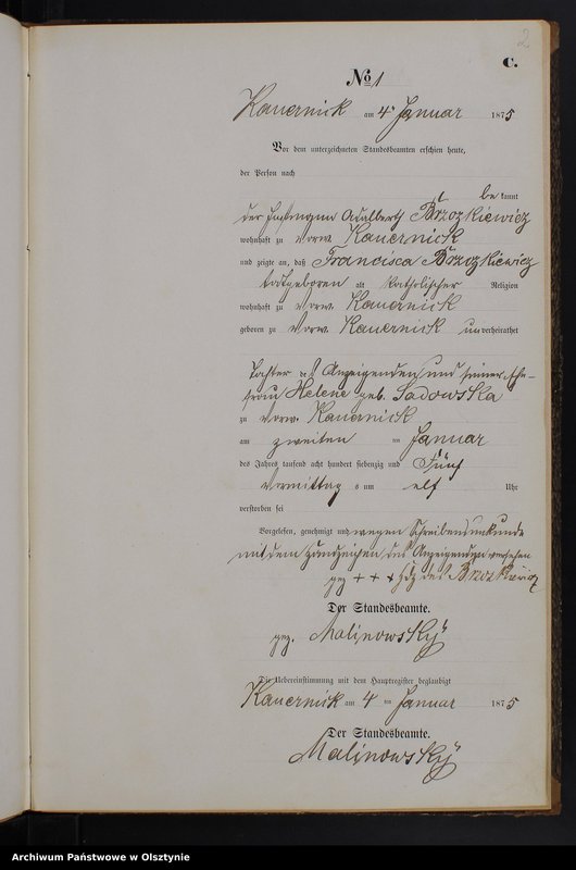 image.from.unit.number "Sterbe-Neben-Register Tom I,Nr 1 - 62"
