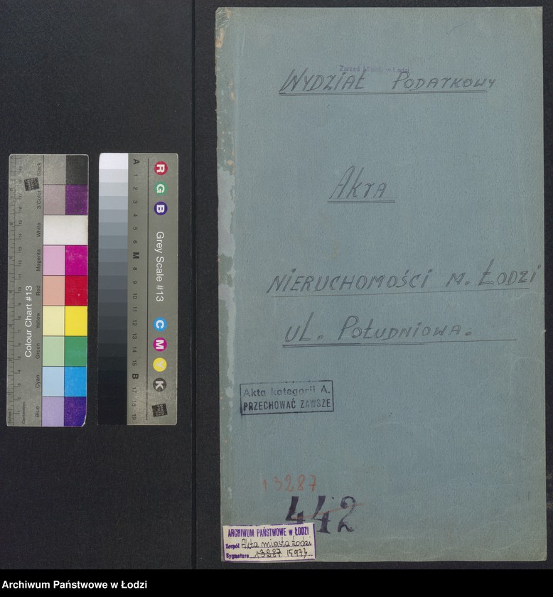 image.from.unit.number "Księga inwentarzowa nieruchomości m. Łodzi ul. Południowa"