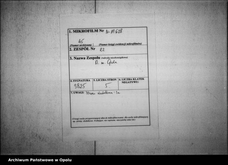 Obraz 2 z jednostki "Acta des Magistrats zu Oppeln betreffend: die von dem Regierungs-Secretair Johann Ludwig der Armenkasse und der Kranken Anstalt ausgesetzten Legate von à 50 Rtl. zusammen 100 Rth. in Staatsschuldscheine"