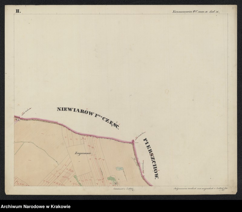 image.from.unit.number "198 Dorf Nieznanowice sammt Enclave Niewiarów II-ga część bestehend aus den Ortschaften Jaroszowka [Jaroszówka] und Podgrodzie in Galizien Bochnier Kreis"