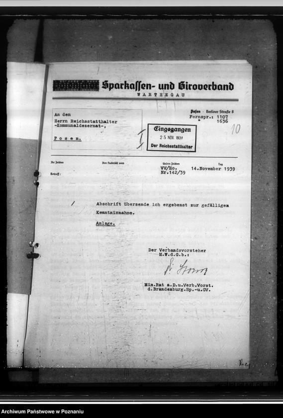 Obraz 14 z jednostki "Sparkassen und Giroverband Wartheland"