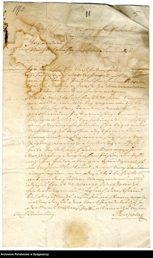 image.from.unit.number "Schriftwechsel der Stadt Neuenburg mit Dirschau"