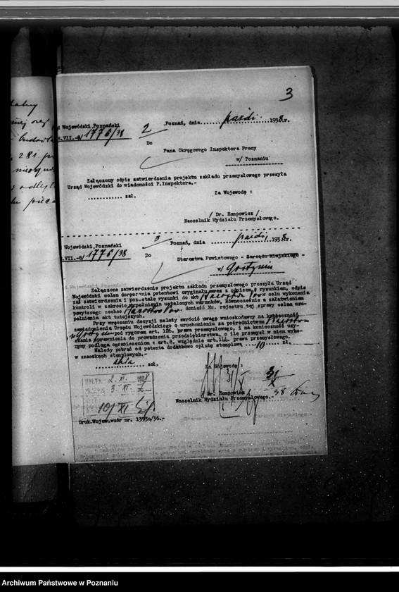 Obraz 7 z jednostki "Zatwierdzenie projektu i urządzenia zakładu przemysłowego /cegielni/ Jana Czartoryskiego w Rokosowie pow. gostyński"