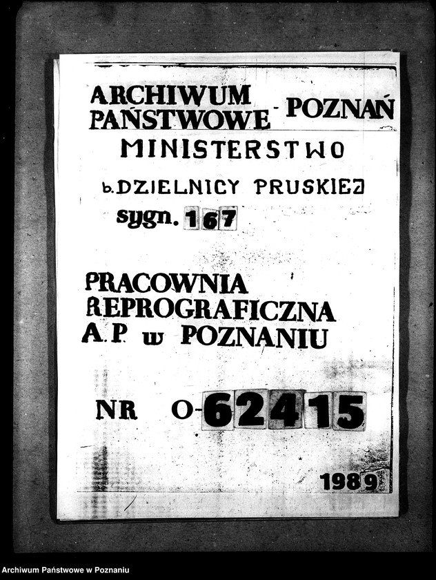 Obraz 1 z jednostki "Naczelna Rada Ludowa w Poznaniu Okólniki dla Przemysły Rolnego"