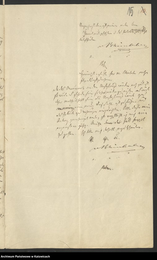 Obraz 18 z jednostki "Acta betr. die Correspondenz mit dem Königlichen Kreis Gericht zu Luckau und Verfügungen desselben, als obervormundschaftliche Behörde der Gräflich von Kleistschen Erben, in Betracht des verpachteten Gutes Mittel-Lazisk"