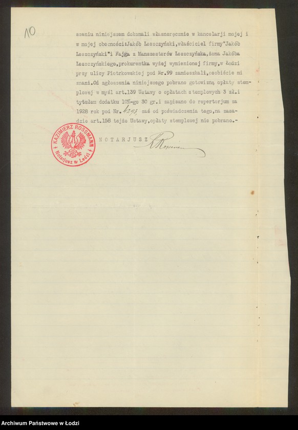 Obraz 12 z jednostki "Jakób Leszczyński- przedstawicielstwo handlowe różnych firm"