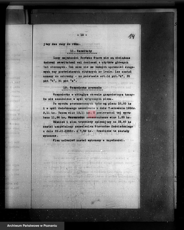 Obraz 18 z jednostki "Plan urządzania gospodarstwa leśnego majętności Borówkowo-Stare powiat. kościański"