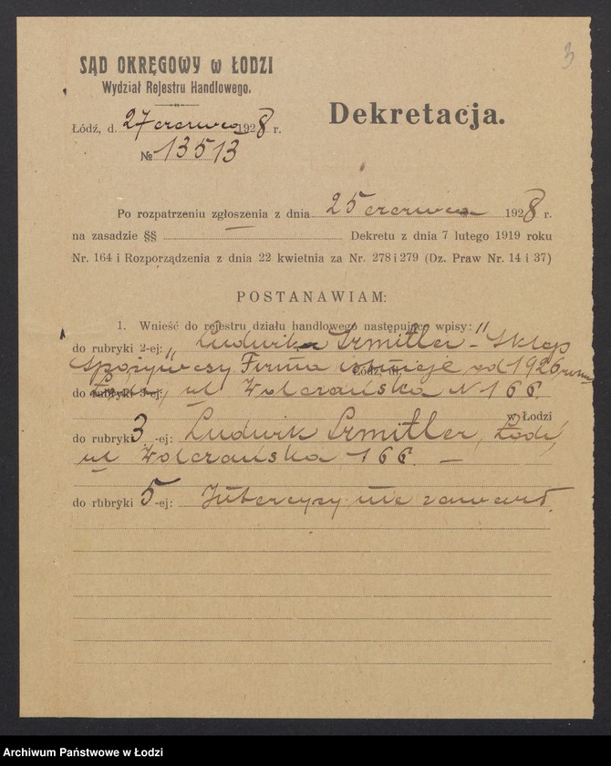 Obraz 5 z jednostki "Ludwika Szmitler - sklep spożywczy"