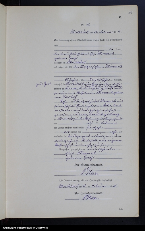 image.from.unit.number "Sterbe-Neben-Register Nr 1 - 48 [ Księga zgonów - wtóropis ]"