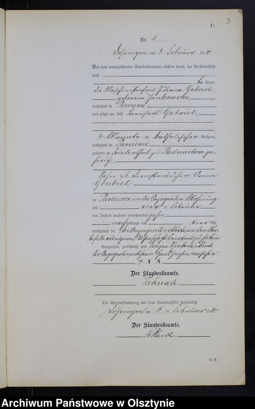 image.from.unit.number "Sterbe-Neben-Register Nr 1-27"